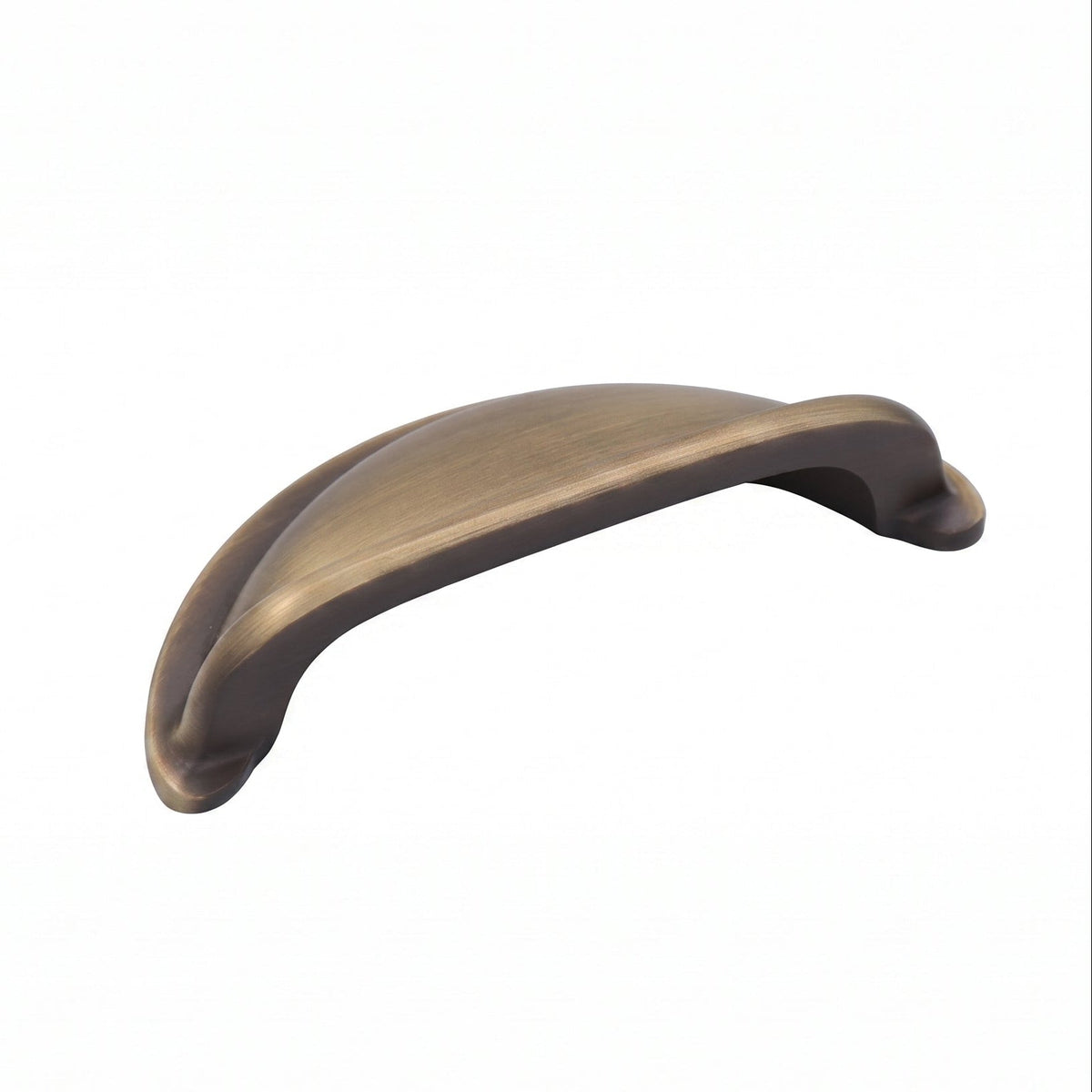 Milan 76mm Aged Solid Brass Cup Pull