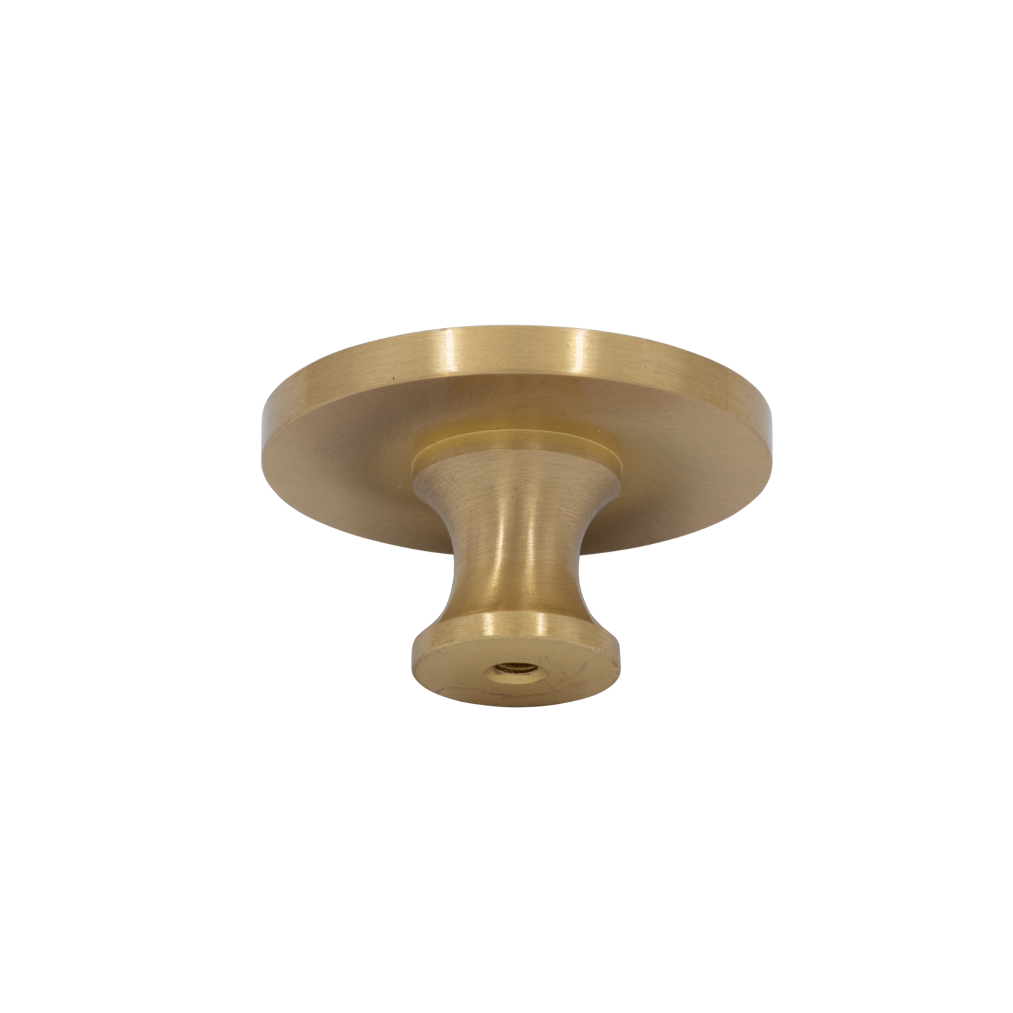 Cabinet Handle Solid Brass Brushed finish 50mm Knob with Textured Face – Zella
