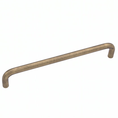 Milan 160mm Aged Solid Brass D Handle