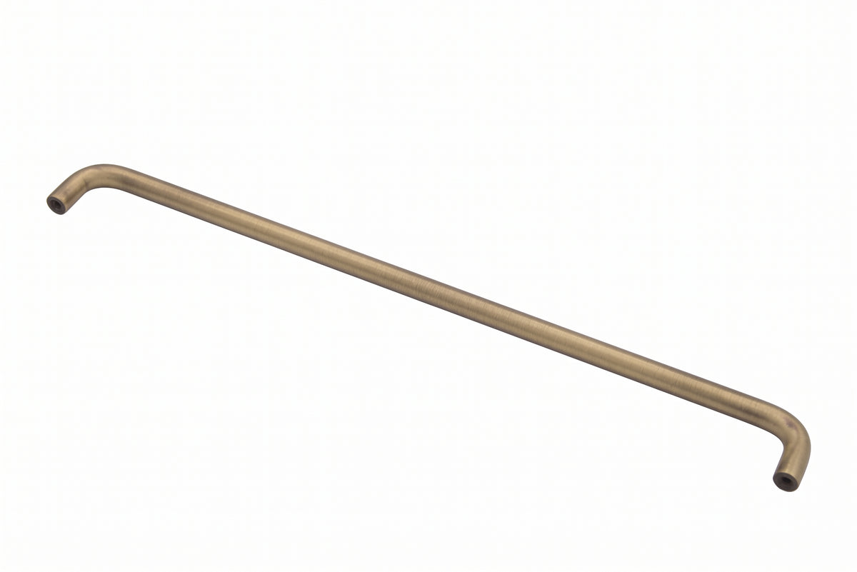 Milan 320mm Aged Solid Brass D Handle